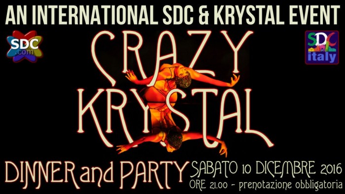 CRAZY KRYSTAL – Dinner and Party