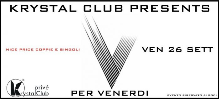 V PER VENERDI