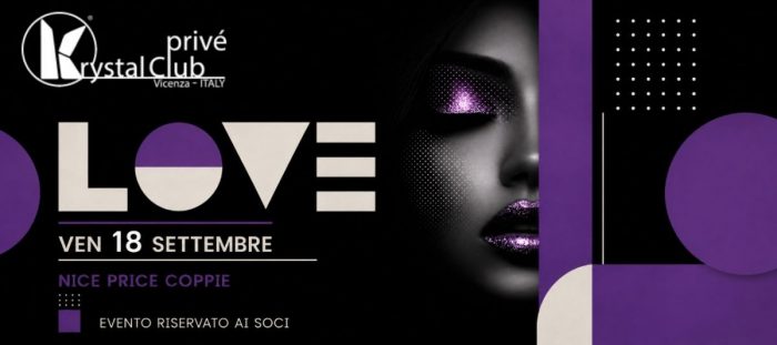 LOVE. IL VENERDI PER COPPIE E SINGOLI